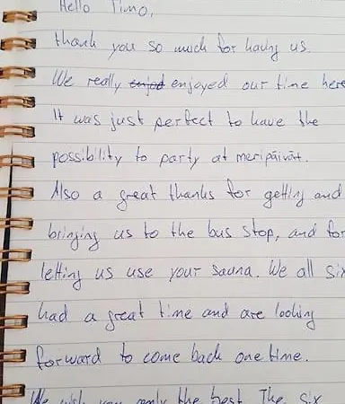 Appartamento Kurren Tupa Linnunlaulun Keskellae, Saunomismahdollisuus